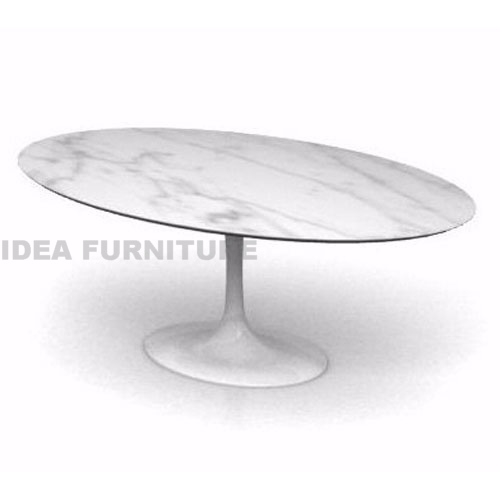 Saarinen tulip oval dining table