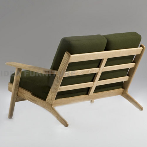 Hans J Wegner Style GE 290 2 Seat Sofa