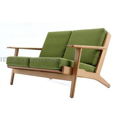 Hans J Wegner Style GE 290 2 Seat Sofa