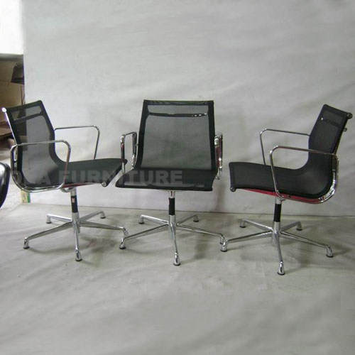 Eames Low Back Aluminum Office Chair-Mesh