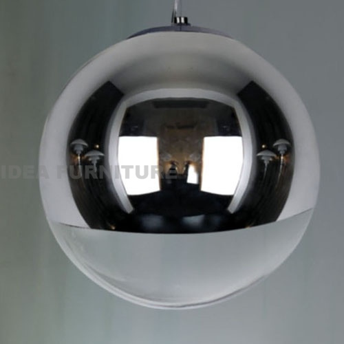 Mirror ball pendant lamp