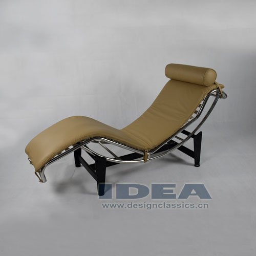 Chaise Lounge Chair Beige