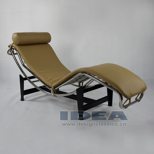 Chaise Lounge Chair Beige