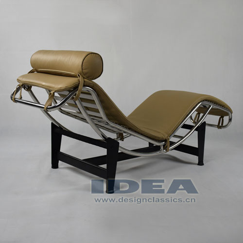 Chaise Lounge Chair Beige