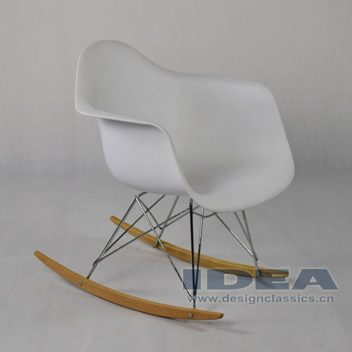 Eames Rocking Armchair White