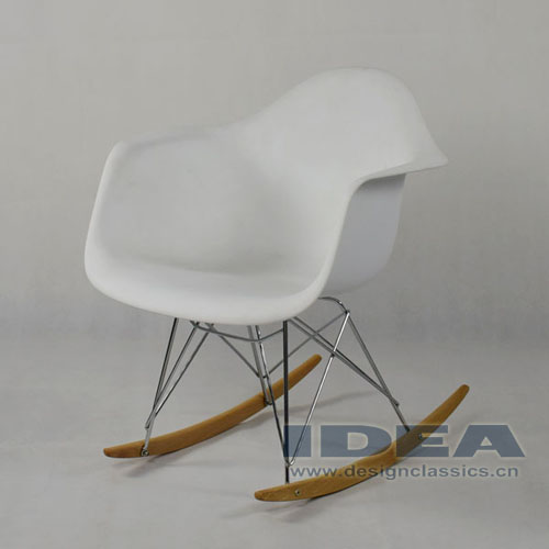 Eames Rocking Armchair White