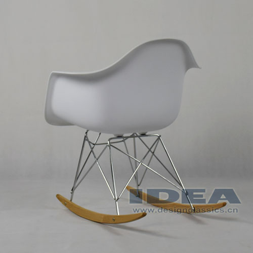 Eames Rocking Armchair White