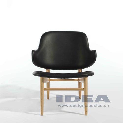 IB Kofod Larsen Easy Chair Leather
