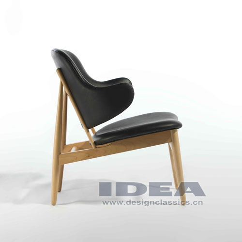 IB Kofod Larsen Easy Chair Leather