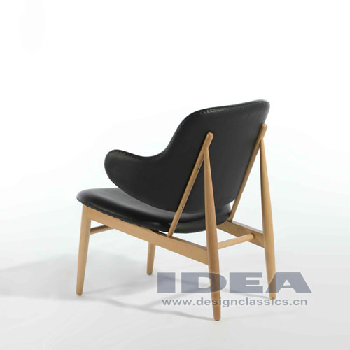 IB Kofod Larsen Easy Chair Leather