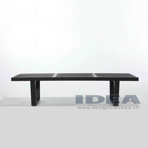 Nelson Platform Bench Black