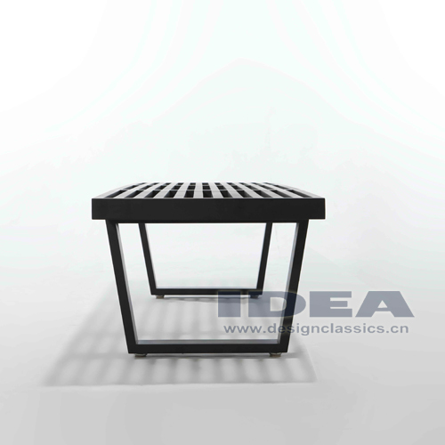 Nelson Platform Bench Black