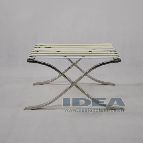 Barcelona Ottoman Cream White