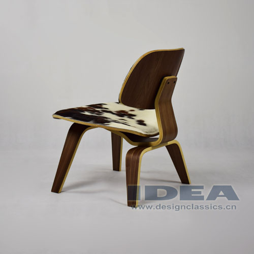 Eames Molded Plywood Lounge Chair Pony Leather