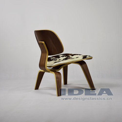 Eames Molded Plywood Lounge Chair Pony Leather