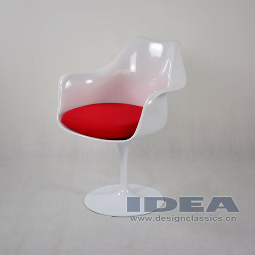 Tulip Armchair Red