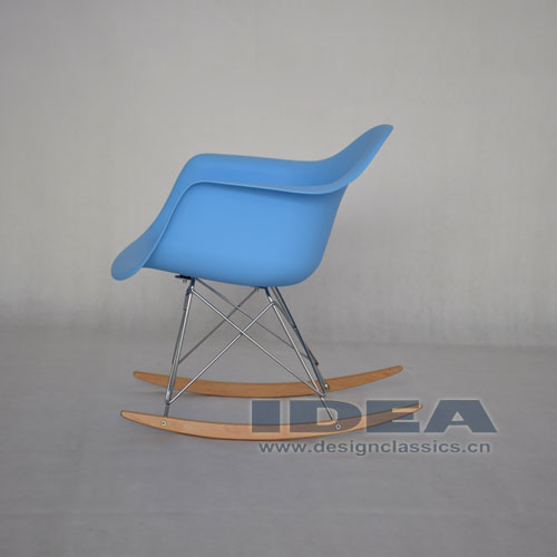 Eames Rocking Armchair Blue