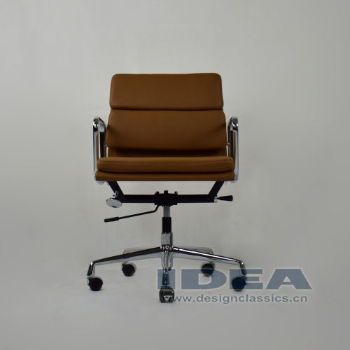 Eames Low Back Softpad Chair Brown