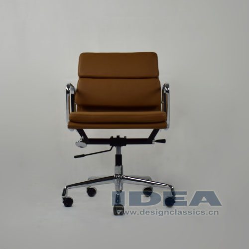 Eames Low Back Softpad Chair Brown