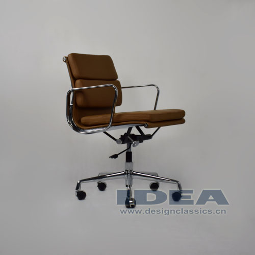 Eames Low Back Softpad Chair Brown