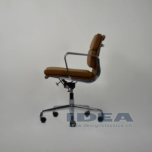 Eames Low Back Softpad Chair Brown