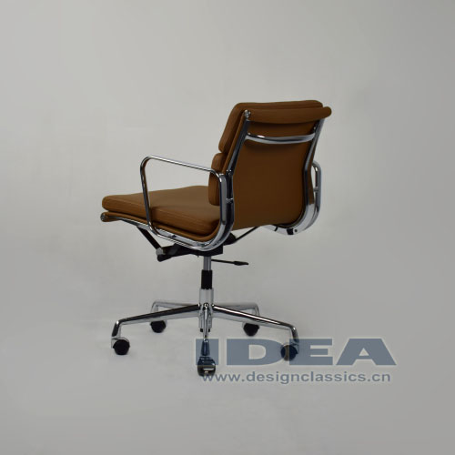 Eames Low Back Softpad Chair Brown