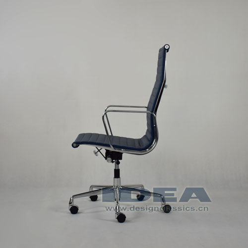 Eames Style Aluminum Office Chair Blue