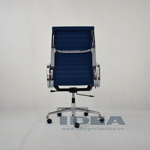 Eames Style Aluminum Office Chair Blue