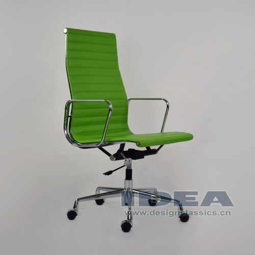 Eames Style Aluminum Office Chair Green