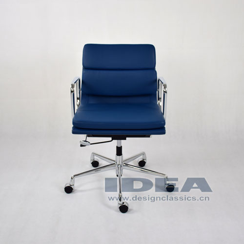 Eames Low Back Softpad Chair Blue