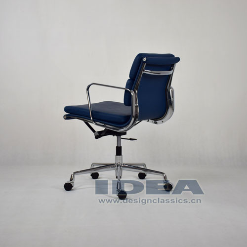 Eames Low Back Softpad Chair Blue