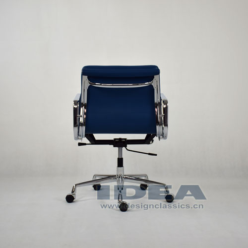 Eames Low Back Softpad Chair Blue