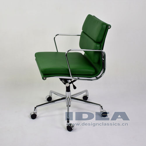 Eames Low Back Softpad Chair Green