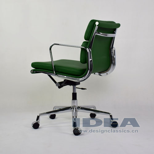 Eames Low Back Softpad Chair Green