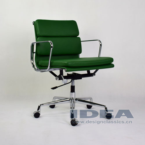 Eames Low Back Softpad Chair Green