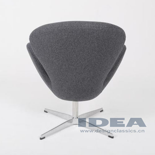 Swan Chair Grey Fabric