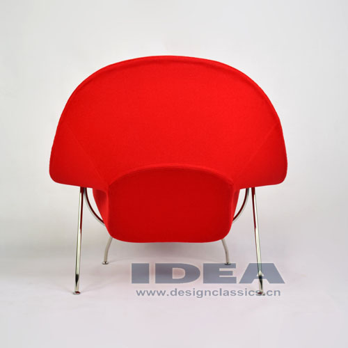 Womb Chair Red Fabric