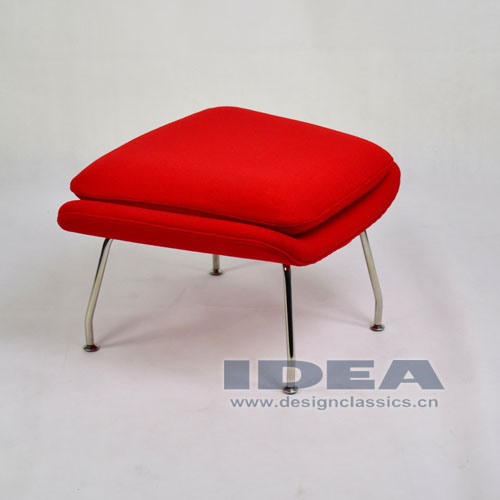 Womb Ottoman Red Fabric