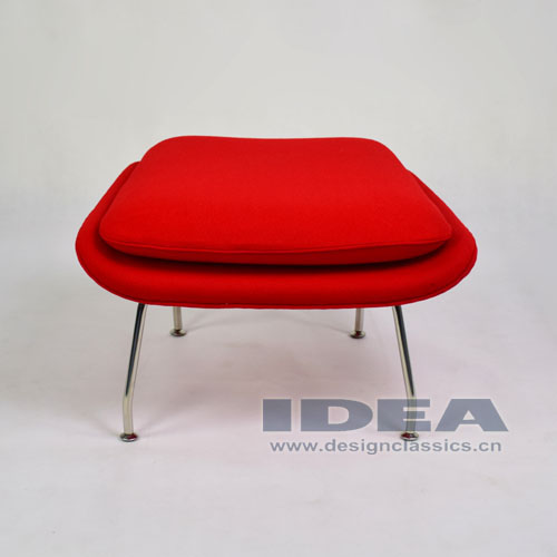 Womb Ottoman Red Fabric