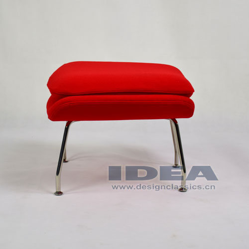 Womb Ottoman Red Fabric