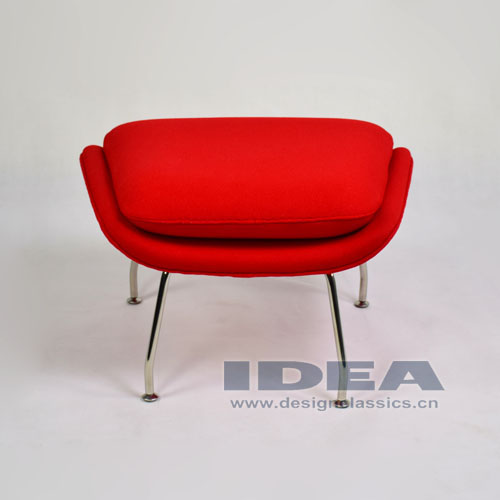 Womb Ottoman Red Fabric