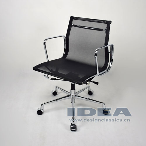 Eames Mesh Low Back Office Chair Black