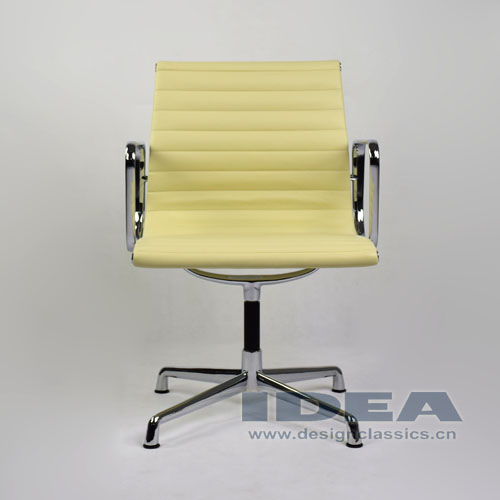 Charles And Ray Eames Office Chair Cream White Leather