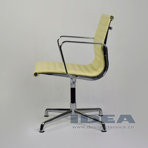 Charles And Ray Eames Office Chair Cream White Leather